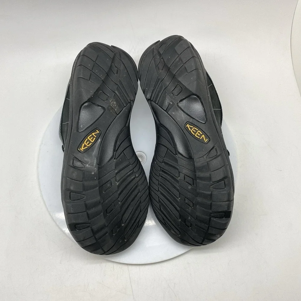 Keen Sneakers Presidio Womens 9.5 Black Leather Walking Shoes Oxfords 1011400